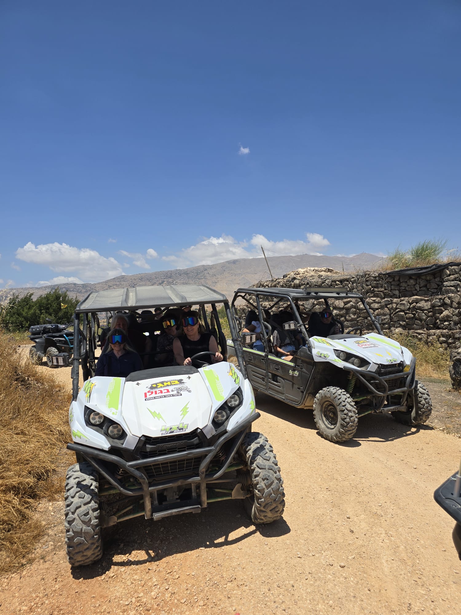 إطلالة بانورامية على مرتفعات الجولان من المسار